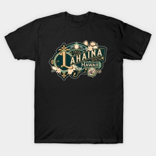 LAHAINA Strong Palm Trees Sunset Lahaina Hawaii T-Shirt